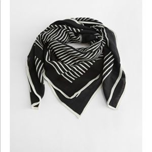 & other stories striped light wool scarf